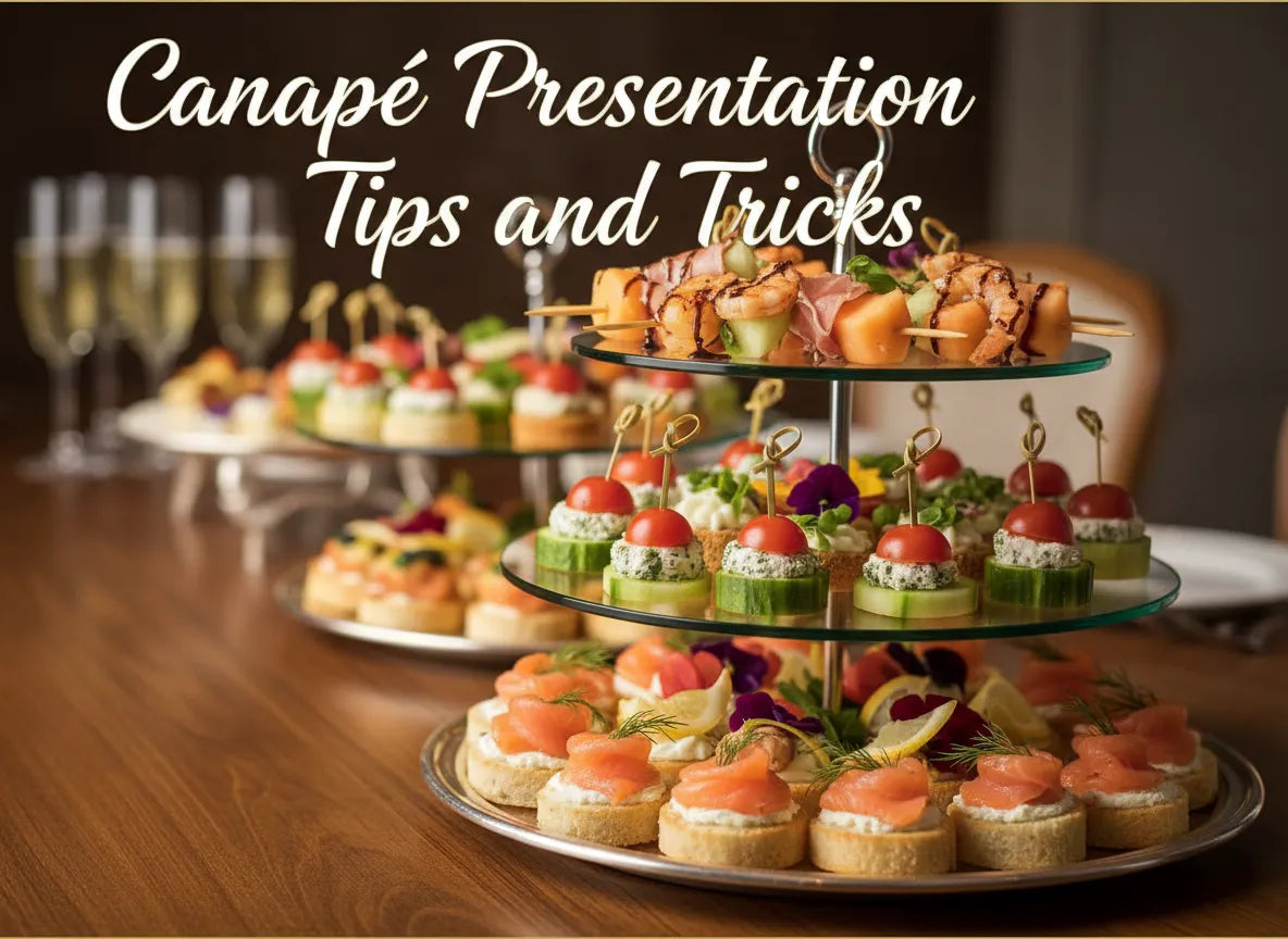 canapes presentation tips and tricks