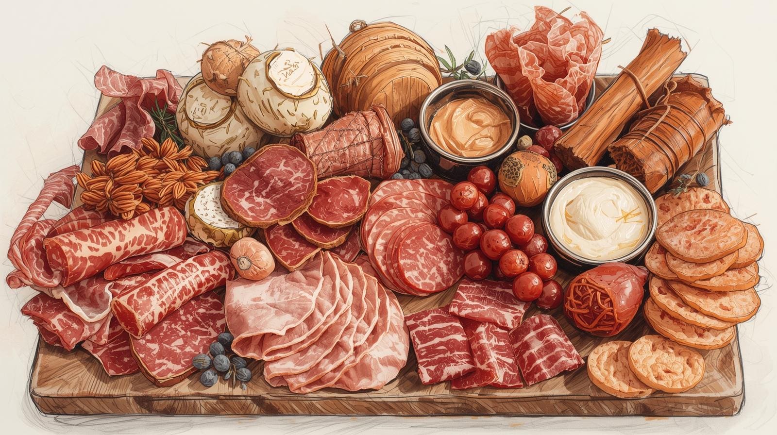 charcuterie meats varieties