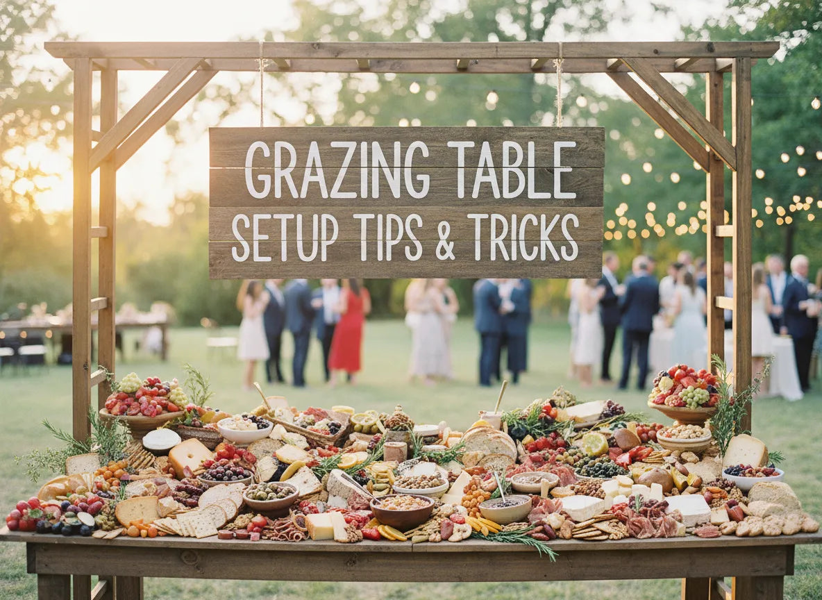 grazing table setup tips and tricks