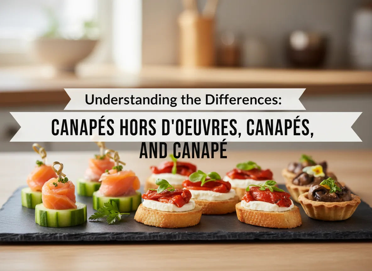 Understanding the difference canape, canapes