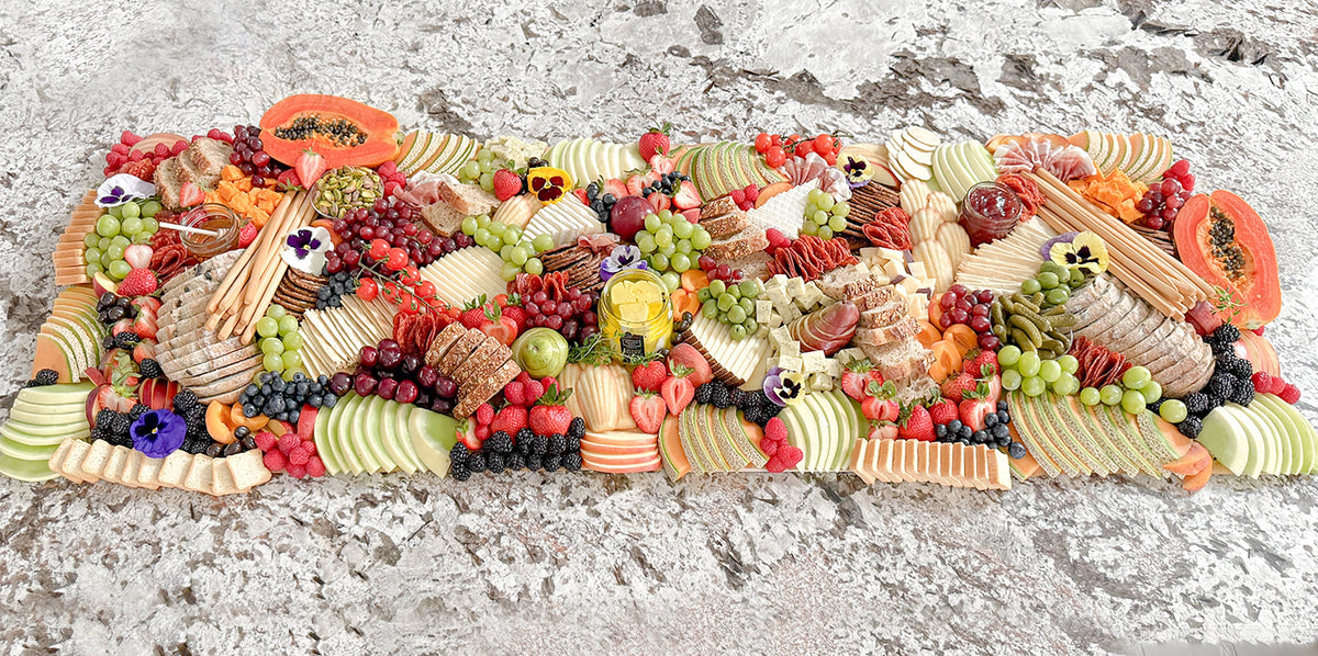 Grazing table styled by Fork and Flare in Orange County