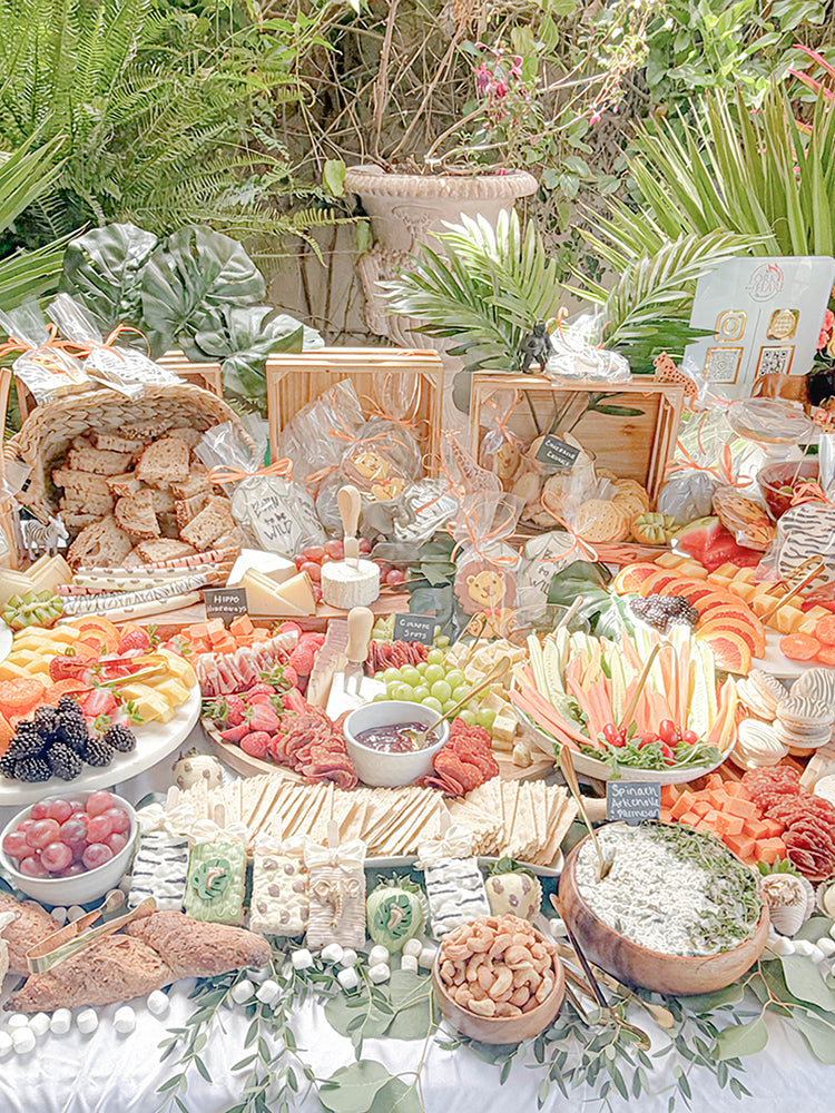 JungleGraze Baby Shower Catering in Orange County: Charcuterie Grazing Tables