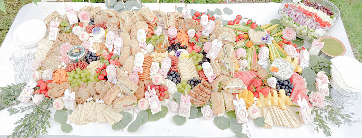 Silly Goose Graze Baby Shower Catering in Orange County: Charcuterie Grazing Tables