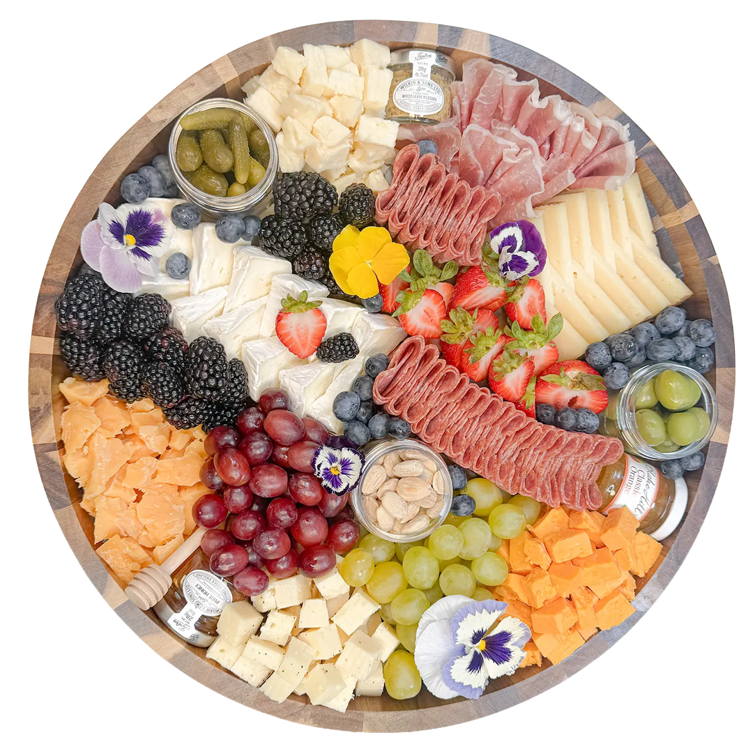 Medium Charcuterie Board for birthdays, showers, corporate lunches & dinner parties in Orange County | Fork and Flare