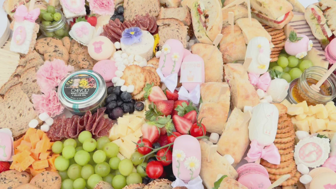 Silly Goose Graze Video | Baby Shower Catering in Orange County: Charcuterie Grazing Tables