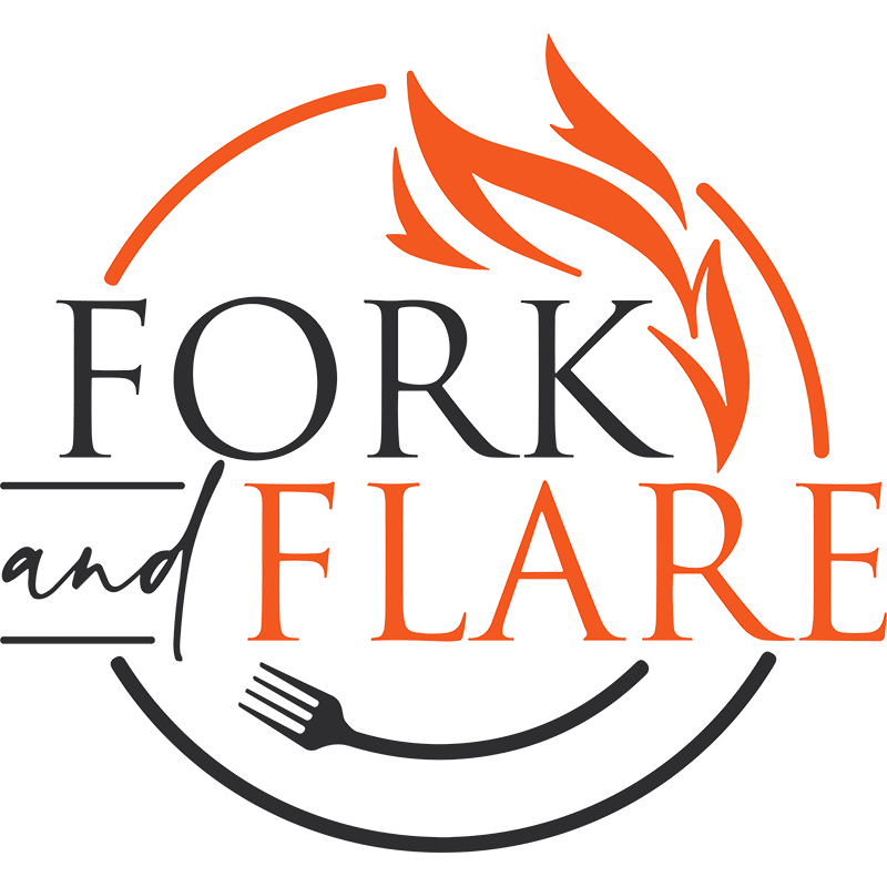 Fork and Flare Charcuterie and Catering Logo