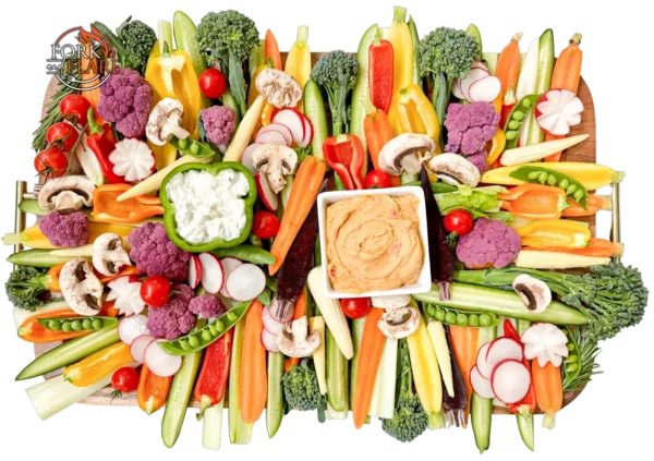 Crudites Platter Fork and Flare