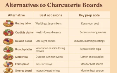 Alternatives to Charcuterie Boards