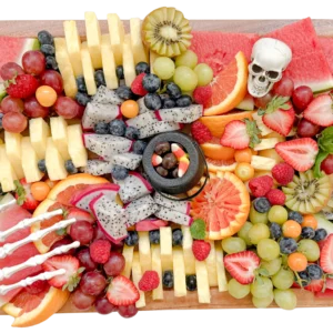 halloween fruit board Fork and Flare watermark